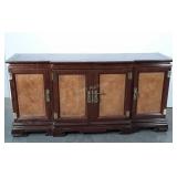 Asian themed Buffet Server, 4 Doors, brass