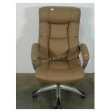 Office chair, vinyl damage as shown, seller code