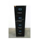 Metal file cabinet, 53" tall, seller code 36