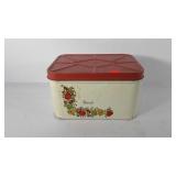 Metal bread box, 8" x 8" x 12"