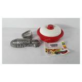 Cookware, includes Range mate microwave cooker,