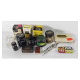 Office supplies, includes stamps, ink, ink