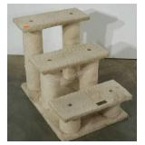 Armarkat three step pet steps/ cat scratcher.