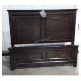 Ashley Furniture, Queen size Bed, black color