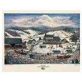 Print by Mary Ann Vessey for the Museum of