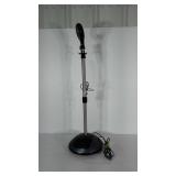 Memrex Sing Stand with microphone powers on. The