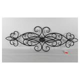 Home decor metalworks wall hanging, 37" × 13"
