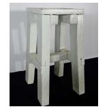 Primitive wooden plant stand. Stands 17" tall.