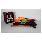 Three Hydrobolic Stream Machine water guns, scoop