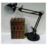 Four books and a reading lamp, Source Records of