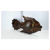 Metal decor fish, 20" long