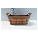 2001 Longaberger Basket with liner, protector,