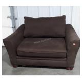 Chair and a Half Living Room Chair, brown