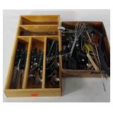 Kitchen utensils, includes wooden flatware