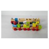 Toys, two wooden trains