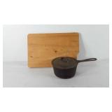 Kitchenwares, includes wooden cutting board and