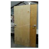 Two heavy duty doors with hardware. 36"×83".