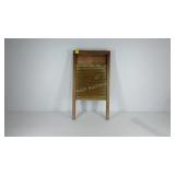 The Brass King washboard with brass insert,