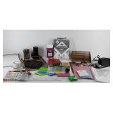 Office supplies, includes markers, organizers,