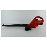 Black and Decker cordless broom, leaf blower,