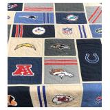 Pottery Barn Teen quilted NFL AFC football