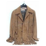 Pioneer Wear genuine leather jacket with fringe,