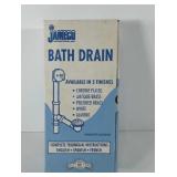 Hardware, jameco brass bath drain in box