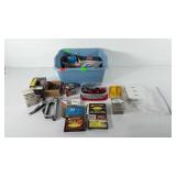 Hardware and tools, includes staples, staple gun,