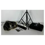 Litebox photography equipment,  two bulbs, light