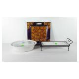 Kitchenwares, includes oval covered casserole