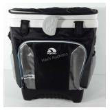 Igloo cooler, with wheels, needs cleaned, 10.5" x
