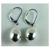 Sterling silver dangle earrings