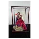 Porcelain doll, Franklin Heirloom collection doll