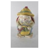 Bunny cookie jar, 14"