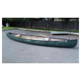 Old Town Discovery 158 Canoe with 2 wood Ores