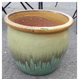 Terracotta Decorative Flower Planter, 14dia x 12"