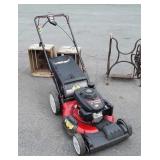 Troy-Bilt Pushmower, rear bagger, self propelled,