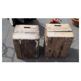 Two Apple Orchard Crates, H.F. Byrd, Walnut Hill