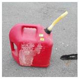5 Gallon poly Gas Can
