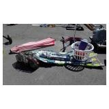 Play Accessories Lot, includes basketball, faux