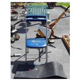 Chair gym and exercise mat