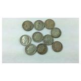 10 Roosevelt dimes