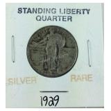 1929 standing liberty quarter