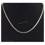 Diamond Cut Rope Chain 5.3 grams Sterling Silver,