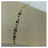 Gold over Silver Bracelet 1.5 grams Sterling