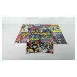 Marvel comic books, tem total, includes