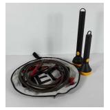 Jumper cables with bag and two Radio Shack