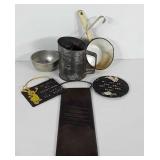 Kitchenwares,  slaw cutter, trivet, plaque,