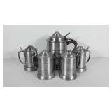 Aluminum mugs with ice bucket, made in Hong Kong