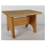 Wooden step stool